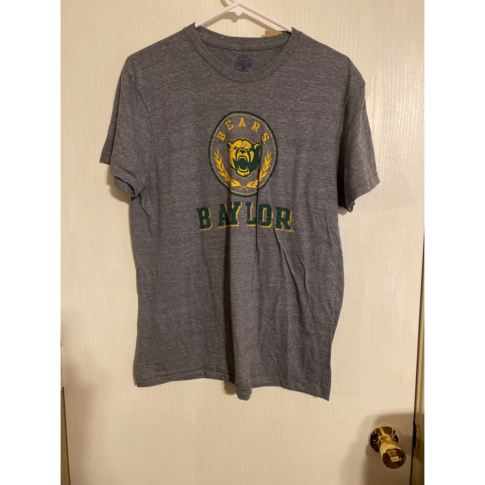 Rivalry Threads Baylor Bears Gray Heather Graphic T-Shirt Mens Medium NWT 0611